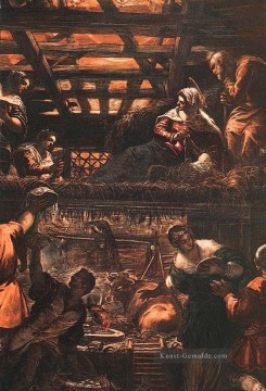 italienischer - Die Anbetung des Schäfer Italienische Renaissance Tintoretto
